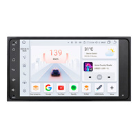 Tout-en-un 7 pouces GPS Android Navigation Machine Tableau de bord TV pour Toyota Corolla Camry Rav4 CarPlay Fonction Compatible