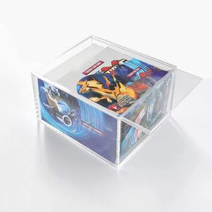 Tùy chỉnh rõ ràng Acrylic trượt hộp hàng đầu perspex hộp lưu trữ hình chữ nhật với nắp trượt Acrylic lucite trượt nắp hộp quà tặng - Product Image 4