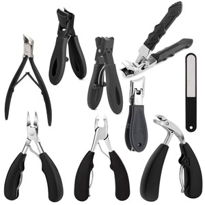 Ensemble d'outils combinés de pinces de pédicure à rainure d'ongle pointue à grande ouverture pour les ongles durs épais - Product Image 5