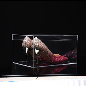 Caja <span class=keywords><strong>de</strong></span> exhibición <span class=keywords><strong>de</strong></span> <span class=keywords><strong>zapatos</strong></span> <span class=keywords><strong>de</strong></span> acrílico <span class=keywords><strong>transparente</strong></span> apilable, estuche <span class=keywords><strong>de</strong></span> almacenamiento <span class=keywords><strong>transparente</strong></span> <span class=keywords><strong>para</strong></span> zapatillas, organizador <span class=keywords><strong>de</strong></span> tacones altos <span class=keywords><strong>para</strong></span> bodas con tapa - Product Image 4
