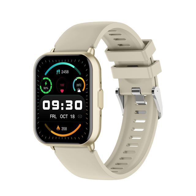 Z169 Health Fitness Smartwatch with ECG App GPS SpO2-24/7 Heart Rate Monitor Sleep Stress Management Tools Durable Metal Case
