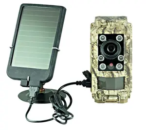 TF 카드 방수 태양 전원 나이트 비전 사냥 트레일 카메라 OEM 시간 센서 비디오