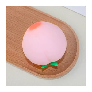 Pink Peach Squeeze Toys TPR Material Stress Relief <b>Squishies</b> for 5-7 Years Old Children - Product Image 5