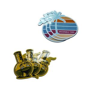 Custom Die Cut <b>Vinyl</b> Logo Sticker <b>Self</b> <b>Adhesive</b> Waterproof PVC Logo Sticker - Product Image 4