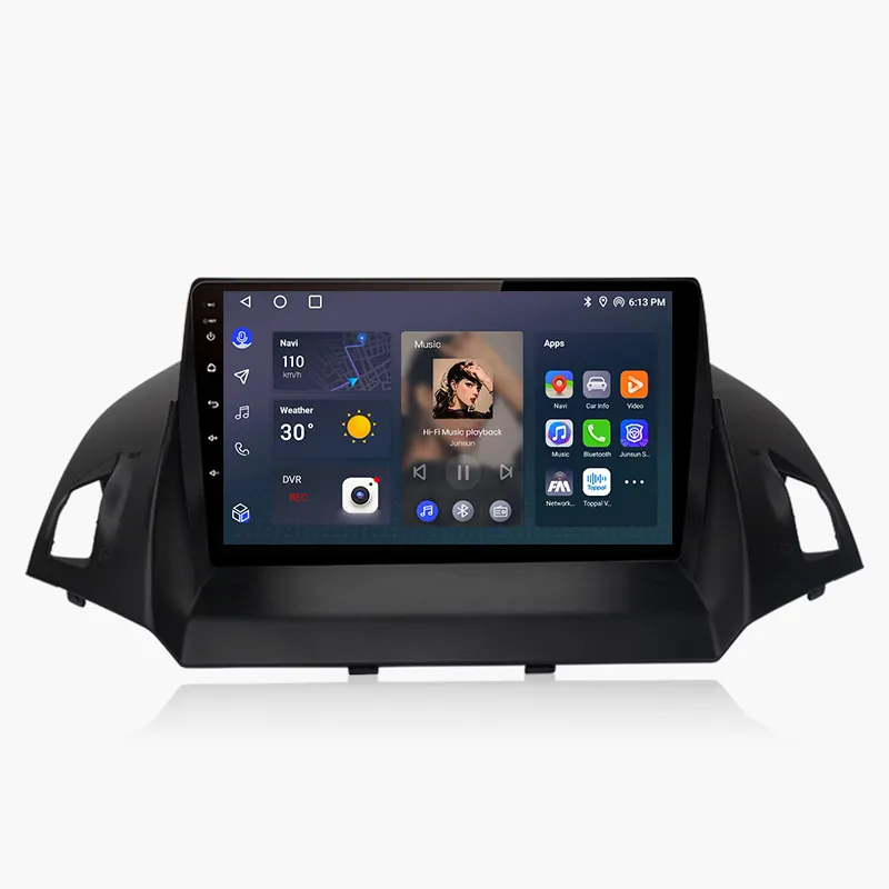 Junsun V1 EU Stock Wireless CarPlay Android Auto Navigation für Ford Escape Kuga 2 2013-2016 Auto Autoradio Multimedia Video