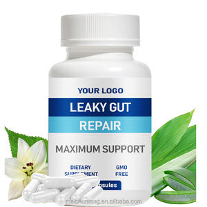 Poudre de feuilles d'aloe vera, extrait de racine de réglisse avec zinc pour la santé intestinale, compléments alimentaires à base de plantes pour le soutien digestif et immunitaire - Product Image 1