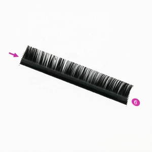 Plateau d'extensions de cils classiques en <span class=keywords><strong>soie</strong></span> de cachemire, fait main, facile à poser, pour volume mixte, sous marque privée, fournitures pour extensions de cils - Product Image 3