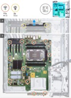 Station de travail tour Dell Professional de haute qualité et de précision 3680 3660 3650 T3680 I3-14100/8GB DDR5/512G SSD