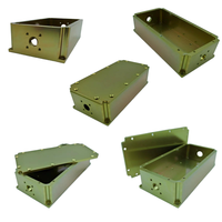 Boîtier de blindage EMI personnalisé en aluminium 6061 5052 plaqué or, argent, nickel, étanche, anti-interférence pour PCB, usinage CNC OEM
