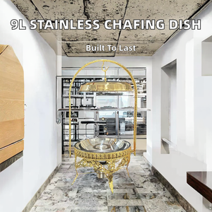 Golden Key Modern 9L Paslanmaz Çelik 201 Isıtıcı Tabak Seti Sıcak Su Sirkülasyonlu Enerji Tasarruflu 50-70C Isıtma ve Koruma Ekipmanı - Product Image 2