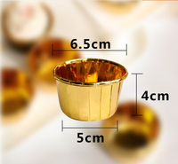 Lot de 50 moules à cupcakes verts double paroi, résistants à la graisse, avec bord roulé dégradé vert, en aluminium