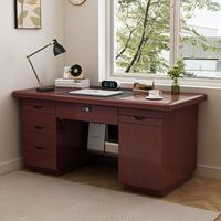 Bureau d'ordinateur moderne et minimaliste avec tiroir et serrure à code pour le travail et l'étude à domicile