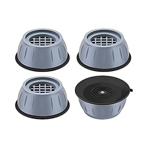 Almohadillas Antivibración de Goma Antideslizantes Silenciosas Universales para Lavadora, Refrigerador y Muebles - Soportes Elevadores Amortiguadores - Product Image 1