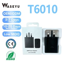 EP-T6010 60W USB C PD Power Adapter Daya Tahan Baterai Lama ASLI PABRIK Pengisi Daya Super Cepat untuk Samsung Galaxy S26 S25 S24 Ultra Plus