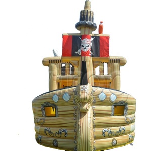<span class=keywords><strong>Pirates</strong></span> Playland, Brincolín Inflable Gigante Multicolor con Certificación CE, Tamaño Personalizable, Parque Infantil Pirata para Niños Pequeños - Product Image 3