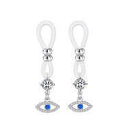 Nouvelle pince à téton réglable en silicone sans perçage, avec anneau de suspension ludique, pour cadeau quotidien