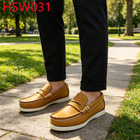 YYR, Chaussures Penny style masque couleur miel pour activités de plein air, à semelle en caoutchouc durable, populaires sur le marché jamaïcain, en vente, HSW031