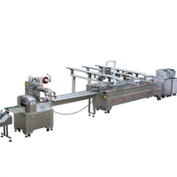 Machine à biscuits sandwich au prix d'usine, ligne de production de biscuits à la crème au chocolat, machine d'emballage de biscuits
