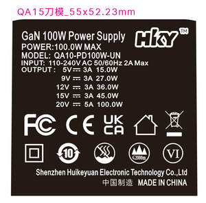 Smart GaN Charger USB-C PD100 W Power Adapter for Laptop Audio <strong>Speaker</strong> Mini <strong>PC</strong> POS Electric Tools Drones Docking Stations - Product Image 5