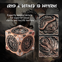 Vente en gros Jeu de dés du MDN Cube hexagonal pour D & D Jeux Chimera Mind Flayer Thème Idée cadeau de collection