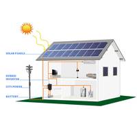 Panneaux solaires monocristallins JA N-Type demi-cellules 400W-450W personnalisables, entièrement noirs, efficacité 23%, verre trempé 3,2 mm