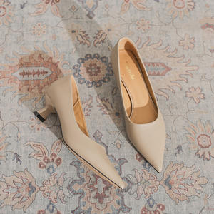 Zapatos de Tacón Alto Cómodos para Mujer, con Plantilla Acolchada y Tacón Mediano para Usar Todo el Día en la Oficina, Bodas y Fiestas - Product Image 3