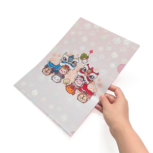Cartella a L Personalizzata A4 in <span class=keywords><strong>Plastica</strong></span> Trasparente PP con Chiusura Elastica - Product Image 3