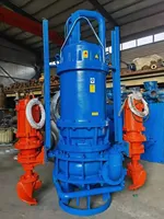 Pompa Pasir Submersible Listrik Sentrifugal untuk Lumpur, Kerikil, dan Lumpur Kental, Tahan Aus Krom Tinggi untuk Penambangan Sungai