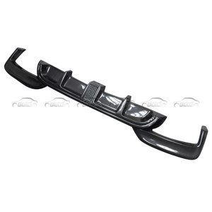 MT Style Rear Bumper Lip Carbon Fiber Fins Spoiler Winglet Splitter with <b>LED</b> <b>Diffuser</b> for BMW F06 F12 F13 M6 2014+ - Product Image 5