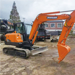 DX60 digunakan 6t Doosan hidrolik Crawler penggali Mini penggali mesin pompa Gearbox PLC Motor 2020 Model 0.21m kapasitas ember - Product Image 3