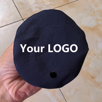 Couvre-gobelets personnalisés avec logo, couvercles de boisson en tissu élastique en caoutchouc, scrunchies