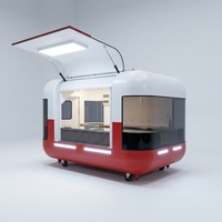 Pavillon alimentaire extérieur fixe, kiosque de vente au détail personnalisé, stand de restauration rapide de rue, usine