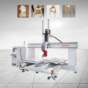 Máquina enrutadora CNC de talla de madera 3D de 3 ejes y <span class=keywords><strong>4</strong></span> ejes 1325 1530 para puerta de muebles de madera - Product Image 2