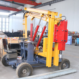 Puissante plate-forme <span class=keywords><strong>de</strong></span> forage rotative marchande fondation à vis boulochage hydraulique pilotis solaires - Product Image 1