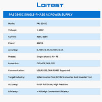 Catu Daya AC Variabel 45KVA yang Dapat Diprogram, Input Lebar 380V, Catu Daya Switching Variabel Laboratorium, Respon Dinamis