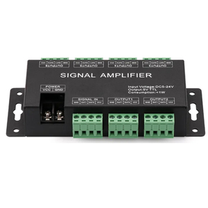 HC600 6-Wege Ws2815 GS8208 WS2811 WS2812 RGB RGBW SPI TTL Signalverstärker Repeater für IC Pixel LED-Streifen - Product Image 2