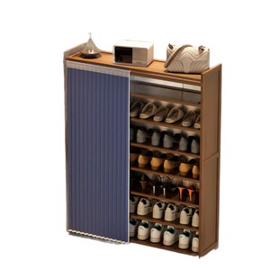 Home <b>shoe</b> <b>rack</b>, <b>wall</b>-mounted dustproof <b>shoe</b> <b>rack</b> for entryway, multi-layer storage, suitable for home and dormitory use, large - Product Image 2