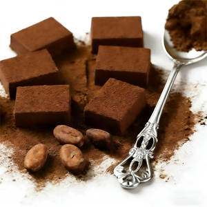 Chocolate Negro con Trufas en Caja de Regalo de 40g, Directo de Fábrica, Barra de Chocolate Negro Suave Halal con Polvo de Cacao - Product Image 2