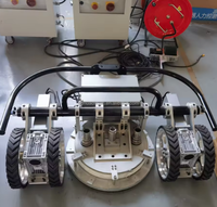 Robot de sablage à bras oscillant manuel avec construction métallique pour une maintenance de surface efficace