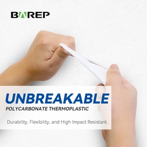 Barep White Durable PC 1 Gang <strong>Light</strong> Electrical <strong>Switch</strong> Panel Wall Plate Outlet <strong>Cover</strong> for Socket <strong>Switch</strong> - Product Image 2