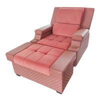 Fauteuil de pédicure haut de gamme, électrique et réglable, avec trou pour le visage, ensemble professionnel de fauteuil de pédicure
