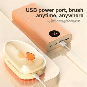 หวีแปรงสเปรย์ไฟฟ้าสำหรับแมวและสุนัขหวีนวดสัตว์เลี้ยงทำจากซิลิโคน - Product Image 6