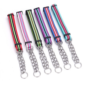 Collar Reflectante para Perro con Cadena en P, Material de Nailon con Forro Suave para Perros de Raza Grande como Golden Retriever, Correa para el Cuello - Product Image 3