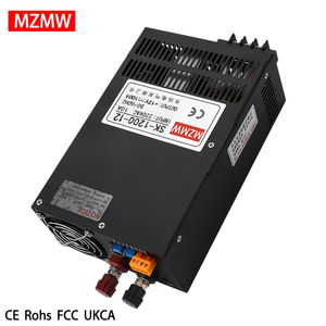 Bộ nguồn chuyển mạch công nghiệp điều chỉnh MZMW 1200W 0-12V 24V 36V 48V 60V 72V 80V 110V 150V 220V CC/CV AC/DC - Product Image 1