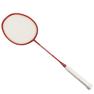 Raquette de <span class=keywords><strong>badminton</strong></span> personnalisée en fibre de carbone sans joint pour entraînement professionnel avec poignée en PU de haute qualité - Product Image 2