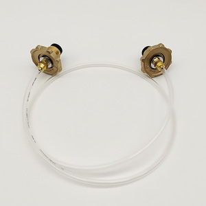 Tuyau de remplissage GPL avec valve en laiton et tube transparent pour bouteille de gaz - Product Image 1