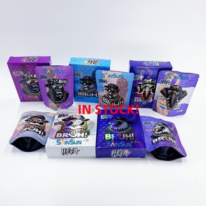 Bolsas de Almacenamiento Mylar Personalizadas con Corte Troquelado para Gomitas Comestibles a Prueba de Niños de 3.5g y 7g, Dulces Exóticos Reutilizables, Combo de Caja de Empaque - Product Image 3