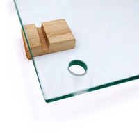Kaca Tempered Bevel 12mm Kaca Float 5mm 6mm 8mm Bening Transparan Solid untuk Kamar Mandi, Luar Ruangan, Ruang Tamu, Dekorasi, Sampel Gratis