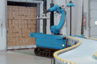 Robot automatisé multiposte de chargement et de déchargement automatique de conteneur
