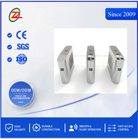 Barrera Abatible de Acero Inoxidable 304 con Control de Acceso por RFID, Código QR y Reconocimiento Facial, Protección IP65, Anti-Embestida, para Metro y Gimnasios